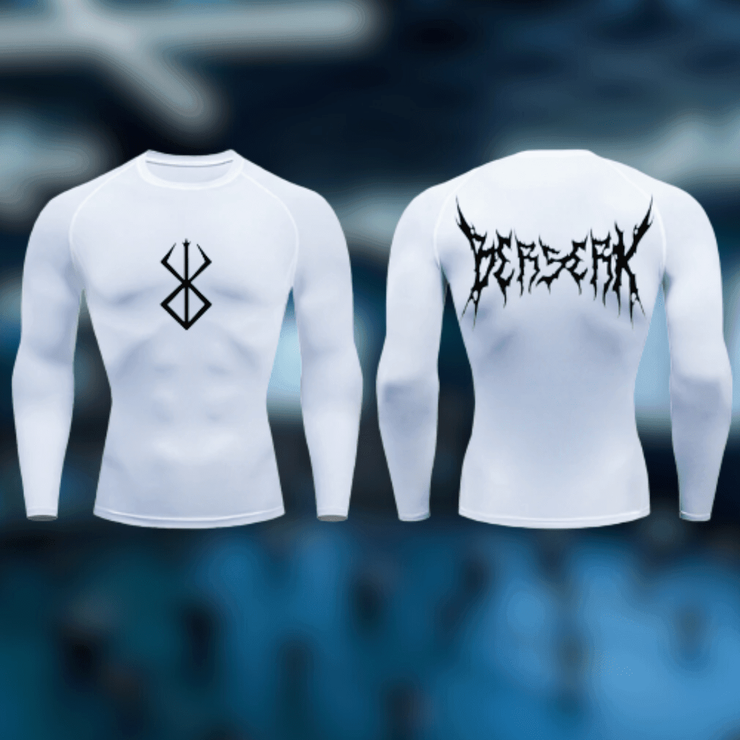 BSRK Compression - White Long Sleeve - Trenflex