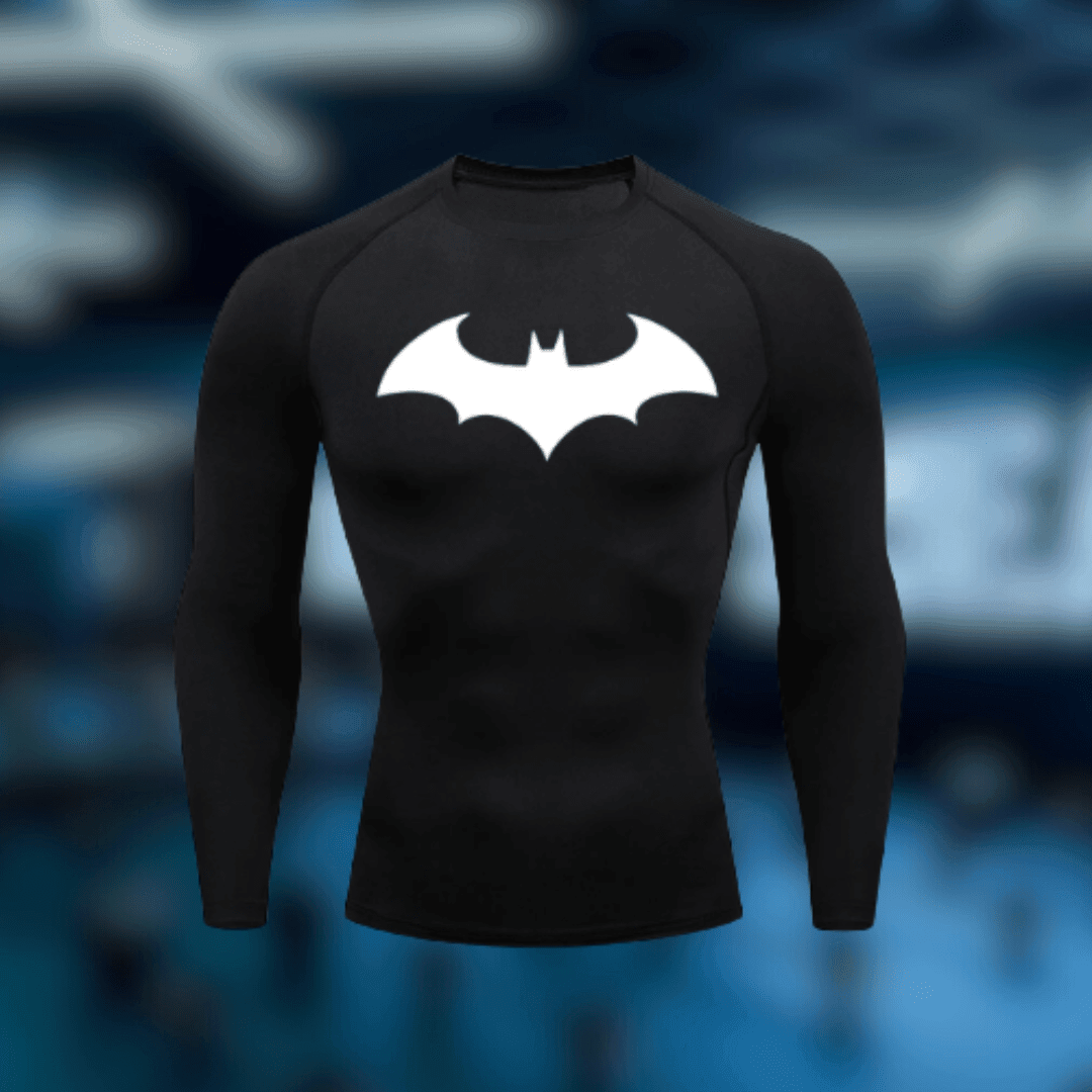 Dark Knight Compression - Black Long Sleeve - Trenflex
