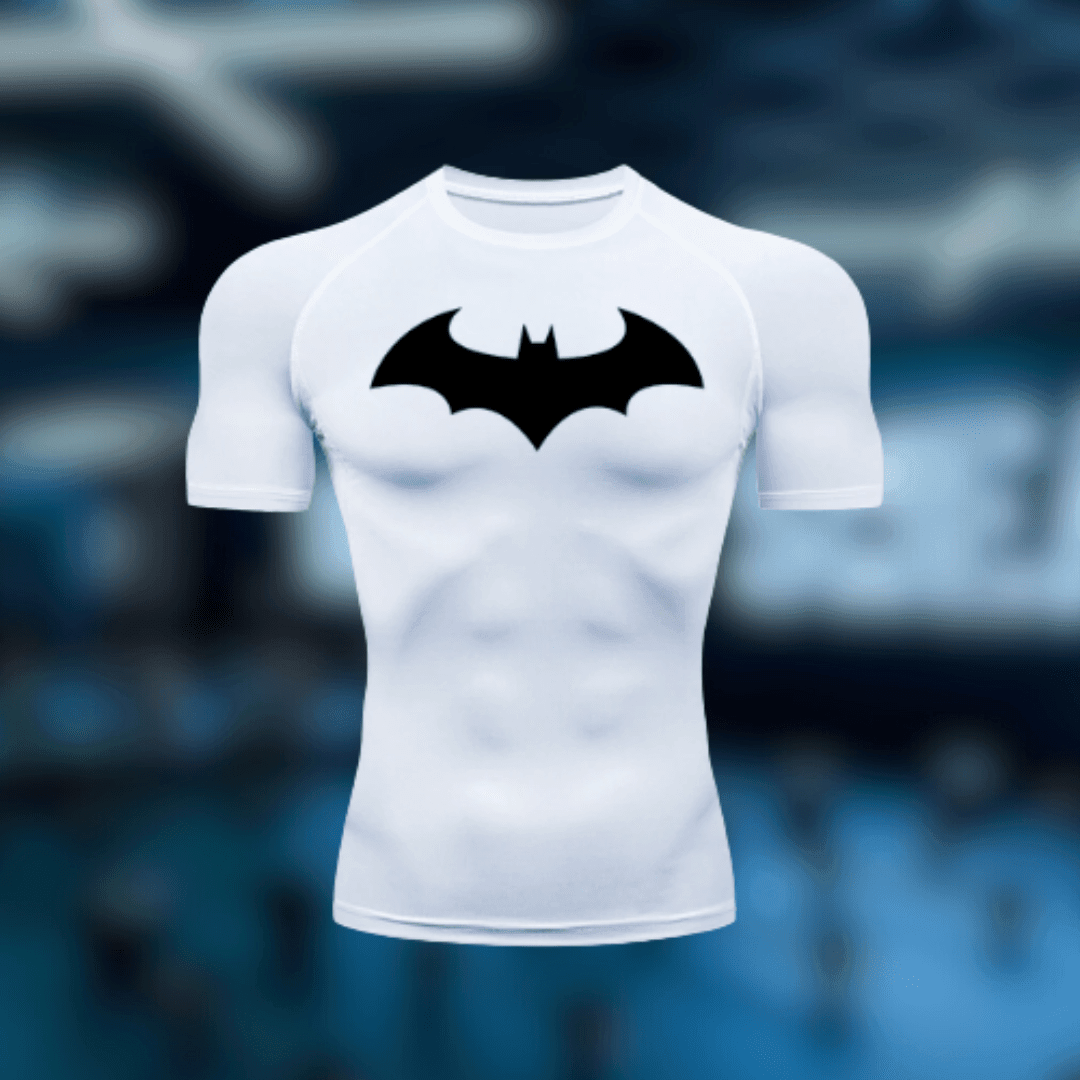Dark Knight Compression - White Short Sleeve - Trenflex