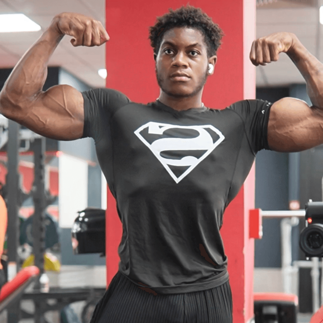 Kryptonite Compression - Black Short Sleeve - Trenflex