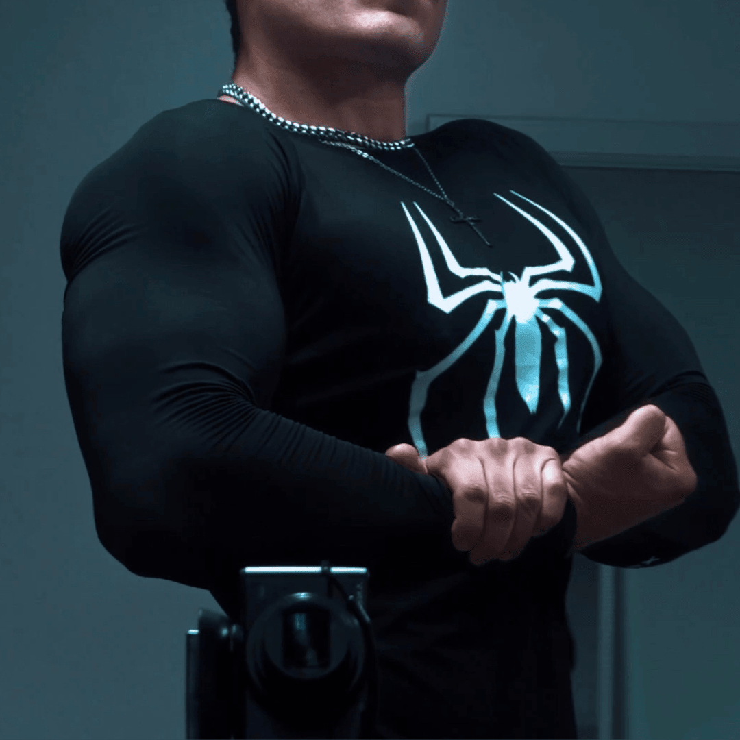 Spidey Compression - Black Long Sleeve - Trenflex