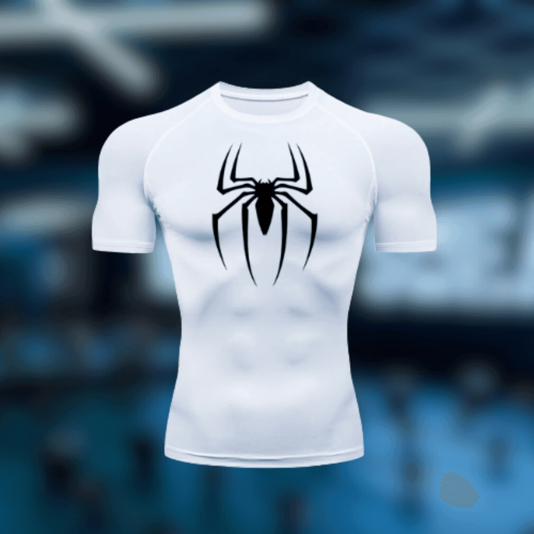Spidey Compression - White Short Sleeve - Trenflex