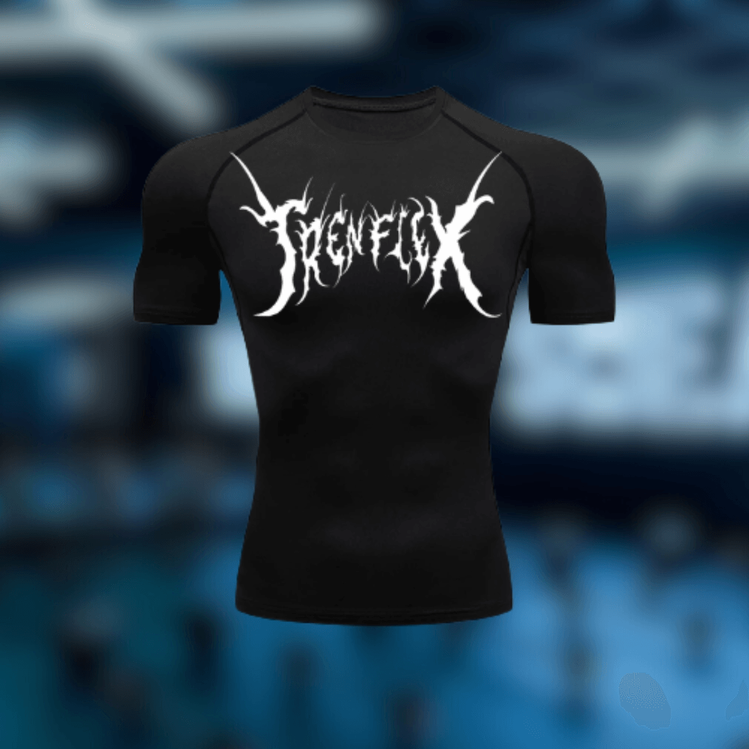 TrenFlex Compression - Black Short Sleeve - Trenflex