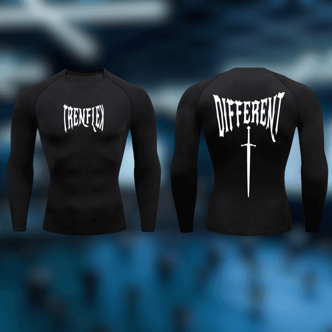 TrenFlex 'Different' Compression - Black Long Sleeve - Trenflex