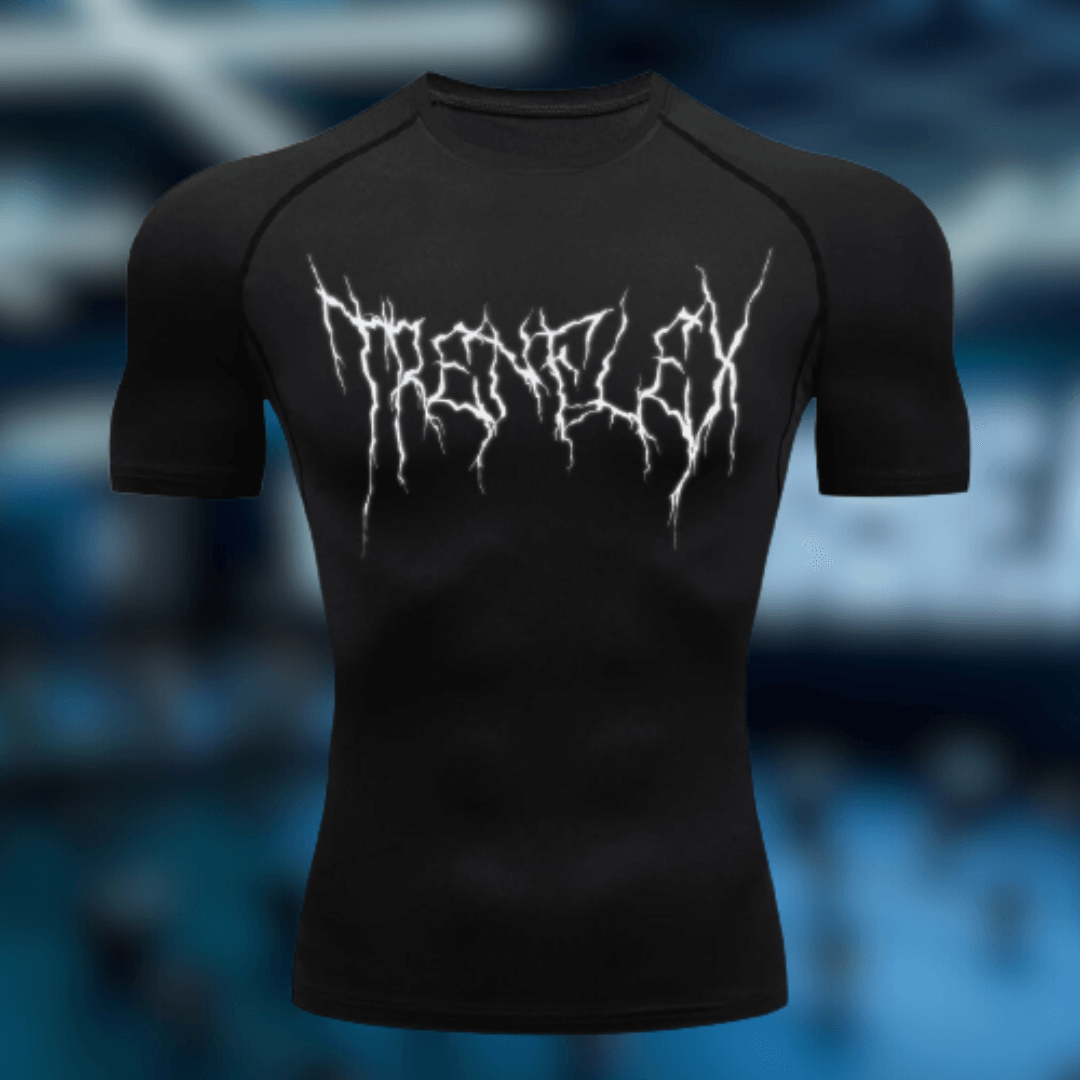 TrenFlex Lightning Compression - Black Short Sleeve - Trenflex