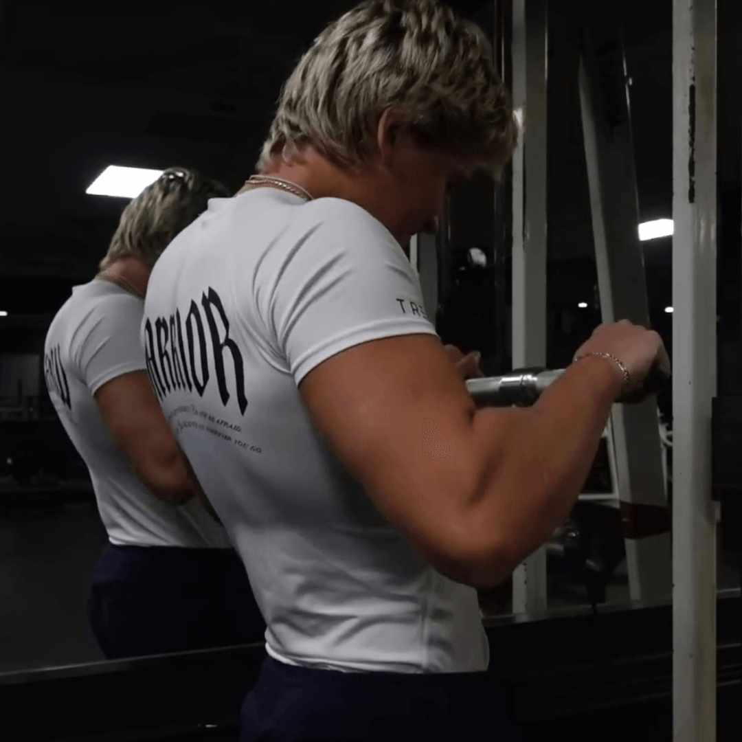 Warrior Compression - White Short Sleeve - Trenflex