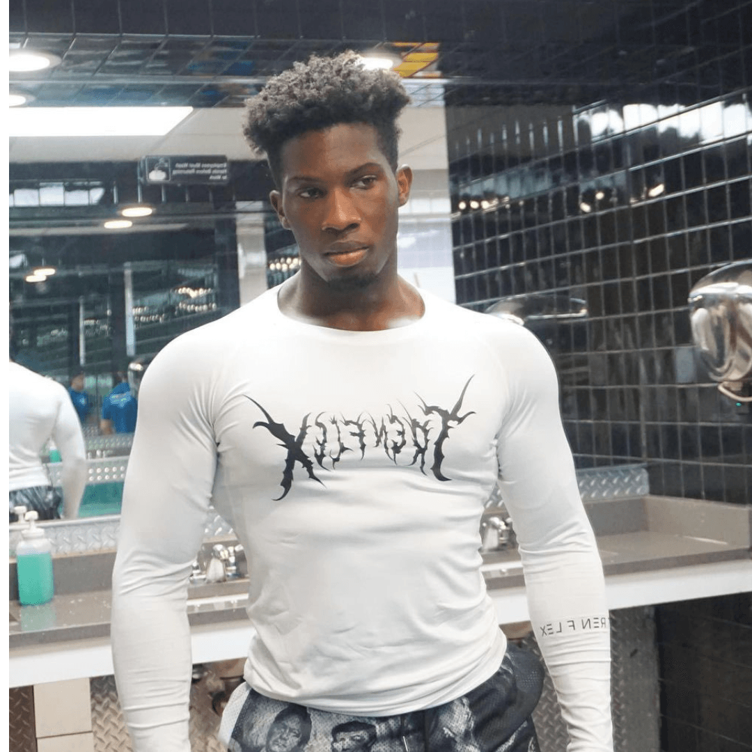 TrenFlex Compression - White Long Sleeve - Trenflex